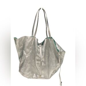 Tiffany & Co. Shimmering Silver Tote